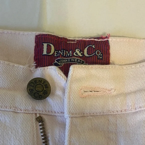 Baby pink retro vintage Women's Boot Cut Jeans - Picture 3 of 6